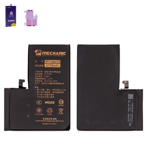 Battery Mechanic compatible with Apple iPhone 14 Pro Max, Li Polymer, 3.86 V, 4770 mAh, High Capacity, without error "Unknown Part", diagnosable battery 
