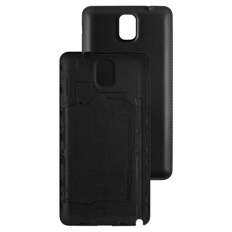 Battery Back Cover compatible with Samsung N900 Note 3, N9000 Note 3, N9005 Note 3, N9006 Note 3, black 