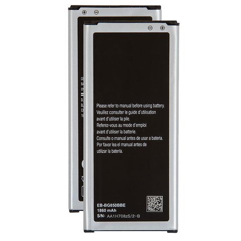 Battery EB BG850BBC EB BG850BBE compatible with Samsung G850F Galaxy Alpha, Li ion, 3.85 V, 1860 mAh, Original PRC  