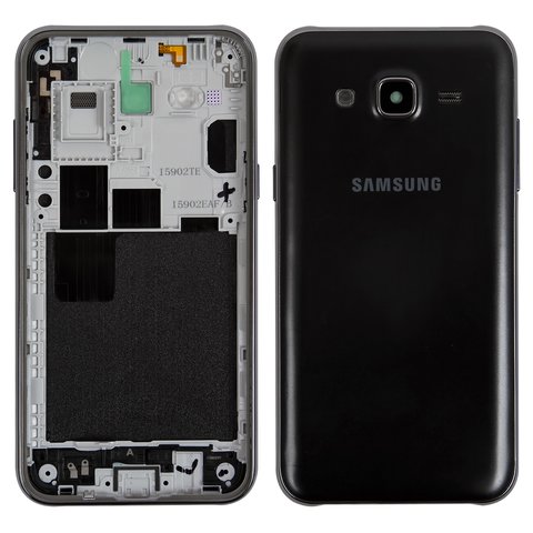 Housing compatible with Samsung J500H DS Galaxy J5, black 