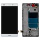 LCD compatible with Huawei P8 Lite (ALE L21), (white, with frame, Original (PRC))