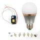 LED Light Bulb DIY Kit SQ-Q22 5 W (natural white, E27)