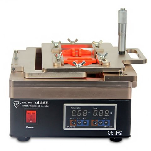 LCD Touch Screen Glass Separator TBK 998 compatible with Tablets, for LCDs up to 9.7", 240*170 mm 