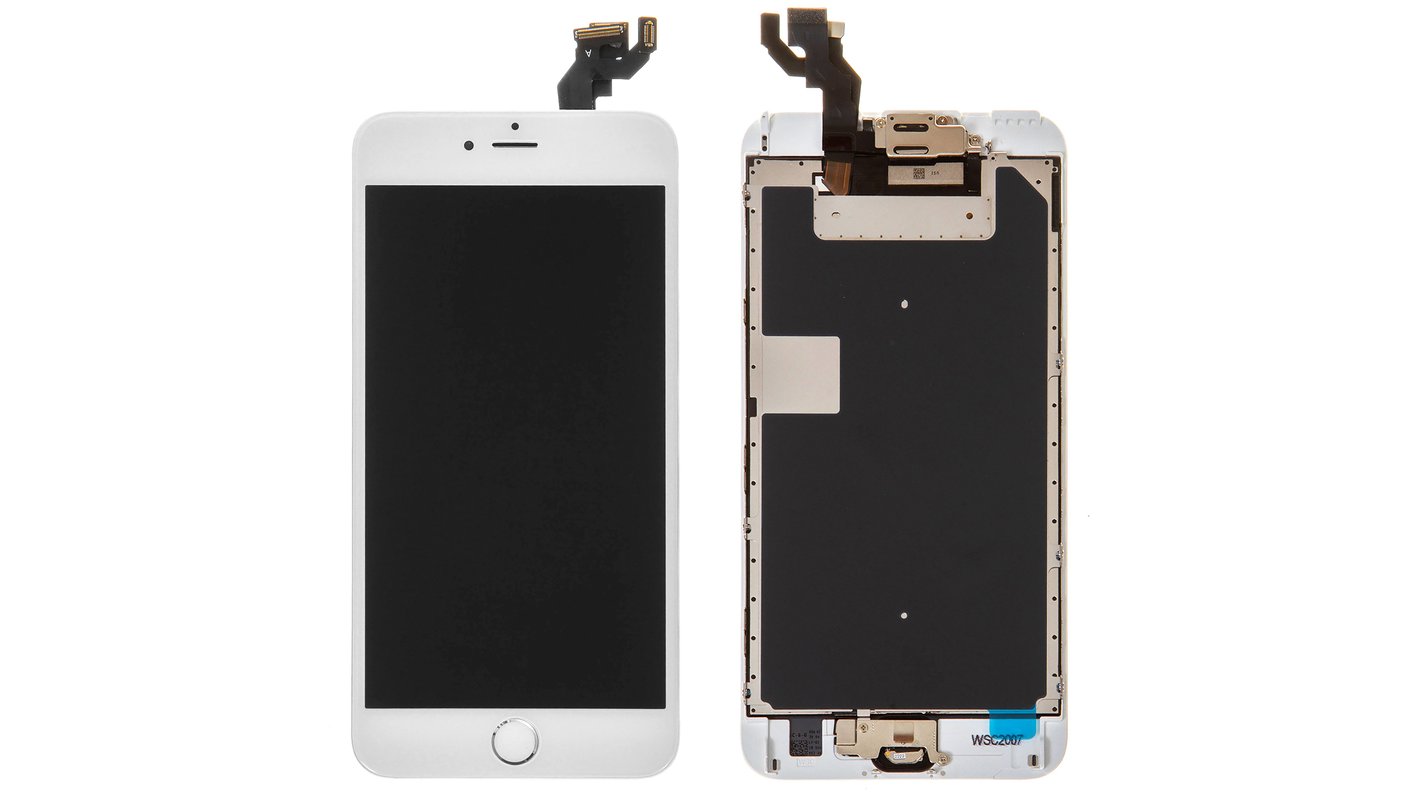 Pantalla LCD puede usarse con iPhone 6, blanco, con marco, AAA, Tianma+ -  All Spares