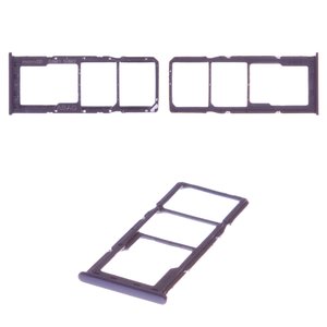 SIM Card Holder compatible with Samsung A217 Galaxy A21s, black 