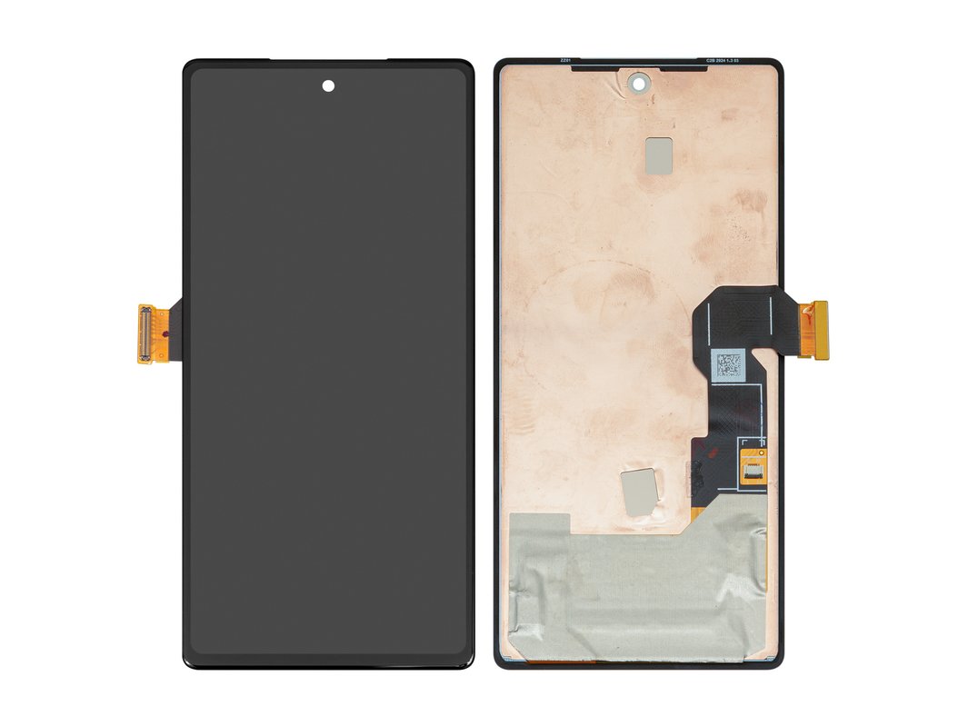 LCD compatible with Google Pixel 6a, (black, without frame