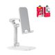 Holder Hoco PH34, (white, portable, folded, desktop, plastic) #6931474734136
