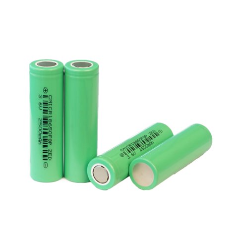 Battery 18650 Cham 18650F8P, 2500 mAh, 3.7 V, Li ion, 11,5 14,5 mΩ, 30A 10C  