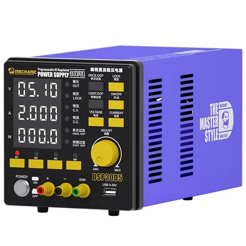 Laboratory Power Supply Mechanic DSP30D5, single channel, pulse, up to 30 V, up to 5 A, 150 W 
