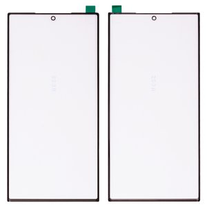 Housing Glass G+OCA PRO compatible with Samsung S918 Galaxy S23 Ultra, with OCA film, black 