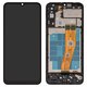 LCD compatible with Samsung A042 Galaxy A04e, (black, with frame, original (change glass) )