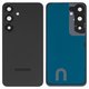 Задняя панель корпуса для Samsung S931 Galaxy S25, черная, синяя, со стеклом камеры, с компонентами, Original (PRC), blue black