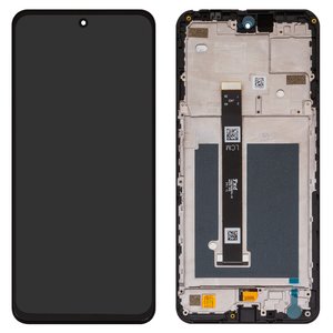 LCD compatible with ZTE Nubia Focus Pro, black, with frame, Original PRC , TXDI670EBEPX 19 