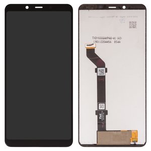LCD compatible with Nokia 3.1 Plus, black, without frame, original change glass  , TA1113 TA 1117 TA 1125  