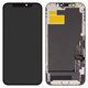 LCD compatible with iPhone 12, iPhone 12 Pro, (black, with frame, HC, without IC, (OLED), XY OEM soft)
