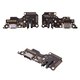 Flat Cable compatible with Realme GT 5G, (headphone connector, charge connector, with microphone, with components, Copy, charging board)