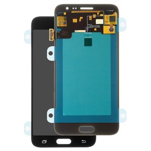 Pantalla LCD puede usarse con Samsung J320 Galaxy J3 2016 , negro, sin marco, High Copy, con borde ancho, OLED 