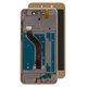 Pantalla LCD puede usarse con Huawei P8 Lite (2017), P9 Lite (2017), dorado, con marco, High Copy, PRA-LA1, PRA-LX2, PRA-LX1, PRA-LX3