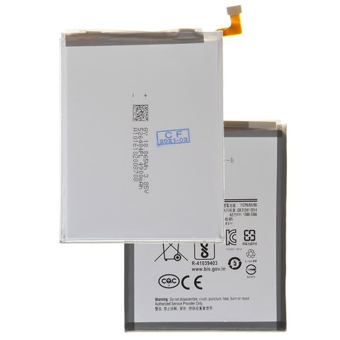 Batería EB BM207ABY puede usarse con Samsung M215 Galaxy M21, M307 Galaxy M30s, M307F Galaxy M30s, M315 Galaxy M31, M315F DS Galaxy M31, Li Polymer, 3.85 V, 6000 mAh, Original PRC