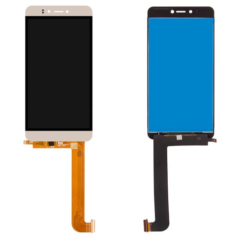 Pantalla LCD puede usarse con Prestigio MultiPhone 3531 Muze E3, MultiPhone 7530 Muze A7, MultiPhone PSP 3530 Muze D3, dorado, #TXDT530SYPA 2