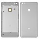 Panel trasero de carcasa puede usarse con Xiaomi Mi Max, plateada, blanco, Original (PRC), 2016001, 2016002, 2016007
