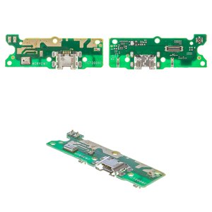 Cable flex puede usarse con Huawei Y5 2018 , Y5 Prime 2018 , del conector de carga, con micrófono, Copy, placa del cargador