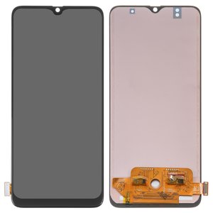 Pantalla LCD puede usarse con Samsung A705 Galaxy A70, negro, con ajuste de brillo, Best copy, sin marco, Copy, TFT 