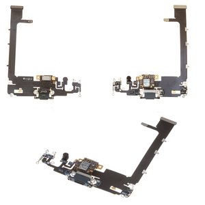 Cable flex puede usarse con iPhone 11 Pro Max, del conector de carga, del conector de auriculares, verde, con micrófono, Original PRC 