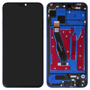 Pantalla LCD puede usarse con Huawei Honor 8X, Honor View 10 Lite, azul, con marco, original vidrio reemplazado , JSN L21 JSN L22 JSN L23 JSN L42 JSN AL00 JSN TL00