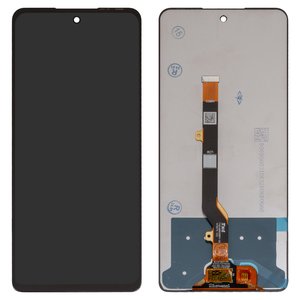Pantalla LCD puede usarse con Infinix Note 30 X6833, X6716 , negro, sin marco, Original PRC , X6833B