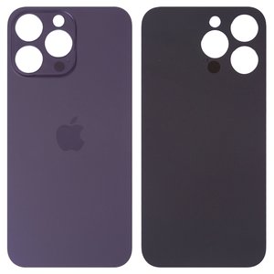 Panel trasero de carcasa puede usarse con iPhone 14 Pro Max, morada, no es necesario desmontar la cámara, Original PRC , big hole
