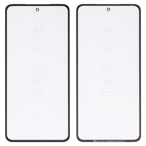 Vidrio de carcasa G+OCA PRO puede usarse con Motorola Moto G84, con película OCA, negro