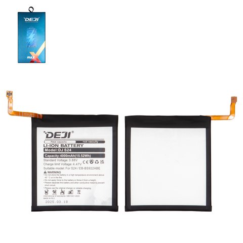 Batería Deji EB BS922ABE puede usarse con Samsung S921 Galaxy S24, Li ion, 3.88 V, 4000 mAh