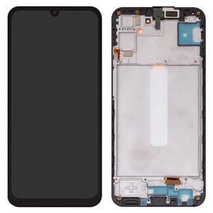 Pantalla LCD puede usarse con Samsung M346 Galaxy M34, negro, con marco, original vidrio reemplazado 