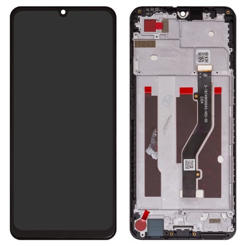 Pantalla LCD puede usarse con ZTE Blade V40 Vita, negro, con marco, High Copy