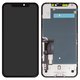 Pantalla LCD puede usarse con iPhone 11, negro, con marco, AAA, (TFT), ZY, LTPS FHD