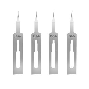 Cuchilla de bisturí 2UUL BL01, para microcircuitos, 4 uds.