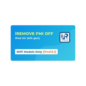 iRemove FMI OFF iPad Air 4th Gen  solamente modelos WiFi [iPad13,1]