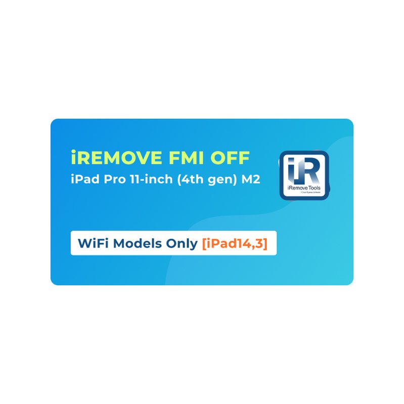 iRemove FMI OFF - iPad Pro 11-inch (4th Gen) M2 - solamente modelos ...