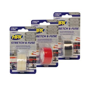 Стрічка вулканізуюча силiконова HPX 25 мм, 3 м, чорна блістер 