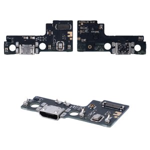 Шлейф для Xiaomi Poco C55, Redmi 11A, Redmi 12C, коннектора зарядки, Original PRC , плата зарядки