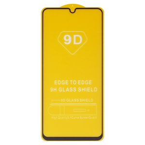 Защитное стекло для Samsung A325 Galaxy A32, M225 Galaxy M22, M325 Galaxy M32, совместимо с чехлом, Full Glue, без упаковки , черный, cлой клея нанесен по всей поверхности