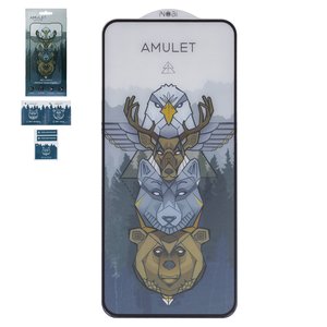 Защитное стекло iNobi Amulet для Realme 10, 9; OnePlus Nord CE 2 5G; Oppo Reno 7, Reno 7 SE, Reno 8, Reno 8T, Full Glue, Anti Static, черный, cлой клея нанесен по всей поверхности