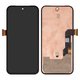 Дисплей для Google Pixel 8a, чорний, без рамки, Оригінал (переклеєне скло), GKV4X, G6GPR, G8HHN, G576D