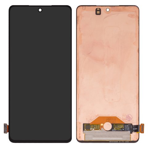 Дисплей для Samsung M526 Galaxy M52, черный, без рамки, Оригинал переклеено стекло 