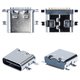 Коннектор зарядки, 16 pin, тип 3, USB тип-C