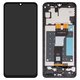 Дисплей для Samsung A057 Galaxy A05s, черный, с рамкой, High Copy