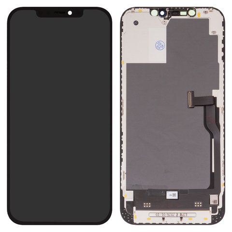 Дисплей Wextom для iPhone 12 Pro Max, черный, с рамкой, HC, без ошибки, OLED  soft, diagnosable