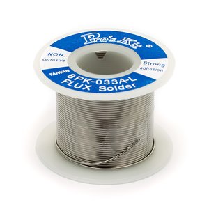 Припой Pro'sKit 8PK-033DD, Sn 62%, Pb 36%, Ag 2%, 0,8 мм, 100 г Припой Pro'sKit 8PK-033DD, Sn 62%, Pb 36%, Ag 2%, 0,8 мм, 100 г